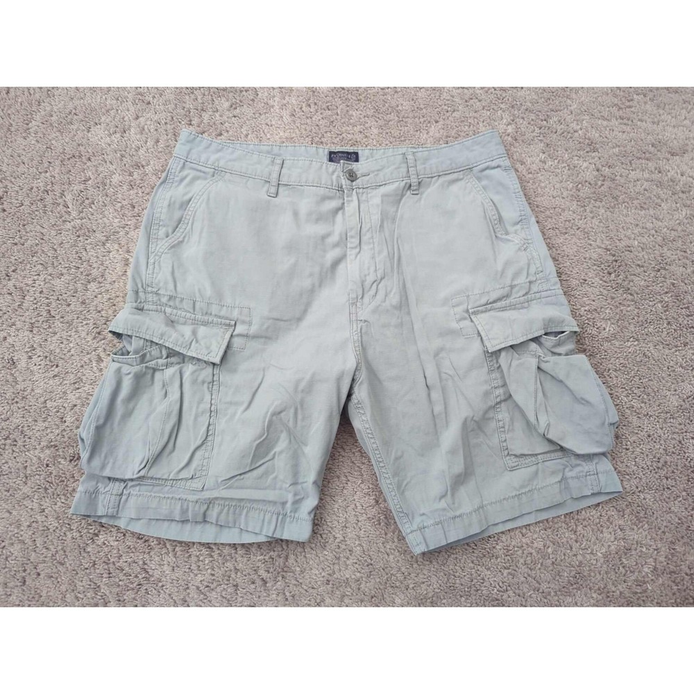 Levi's Strauss Cargo Shorts Mens 36 Gray Inseam: 7.5" Casual Outdoor‎
